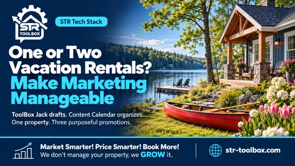 One or Two Vacation Rentals? Here’s How to Market Them Without Making Hosting Your Full-Time Job