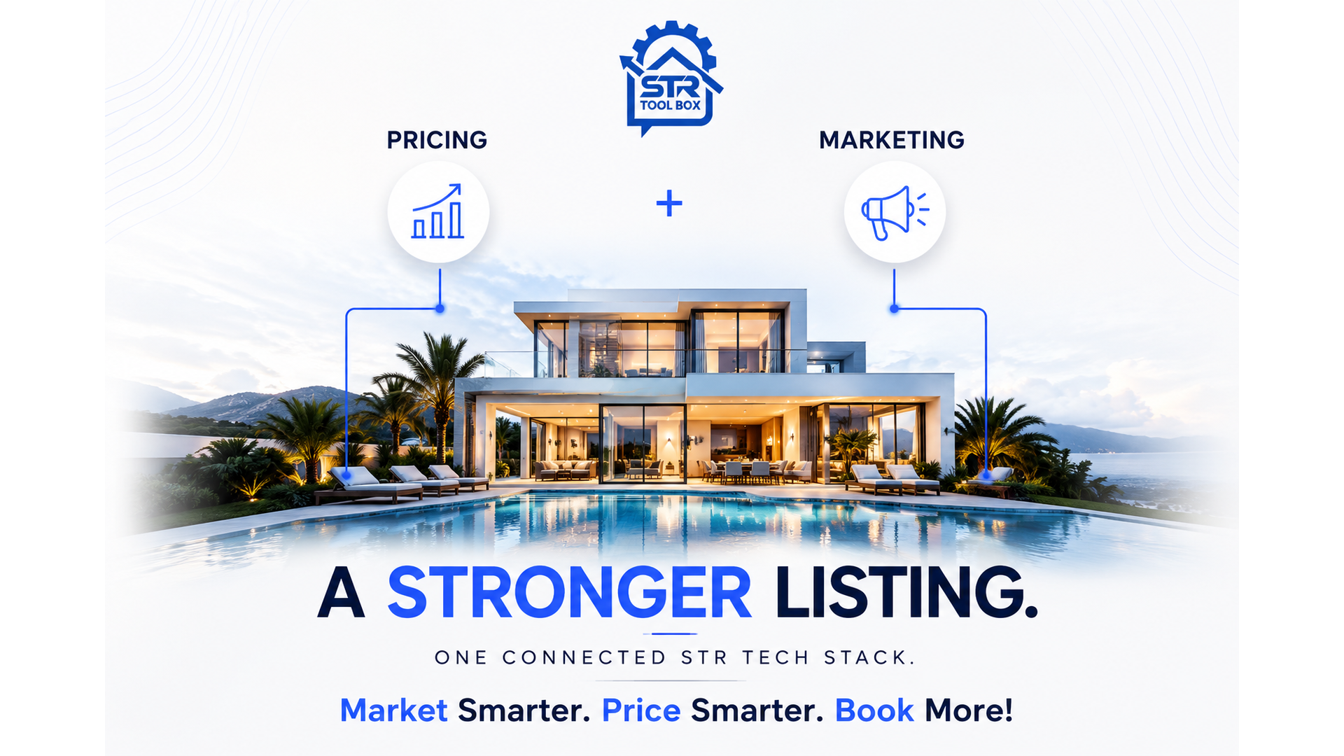 STR ToolBox connected pricing and marketing tech stack for short-term rental listings