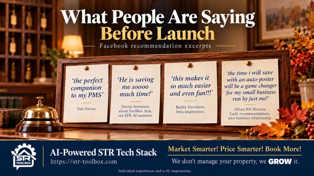 What People Are Saying About STR ToolBox as We Prepare to Launch