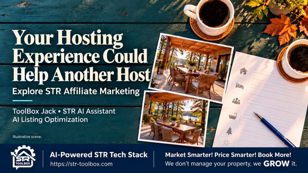 Your Hosting Experience Could Help Another Host: Explore STR Affiliate Marketing